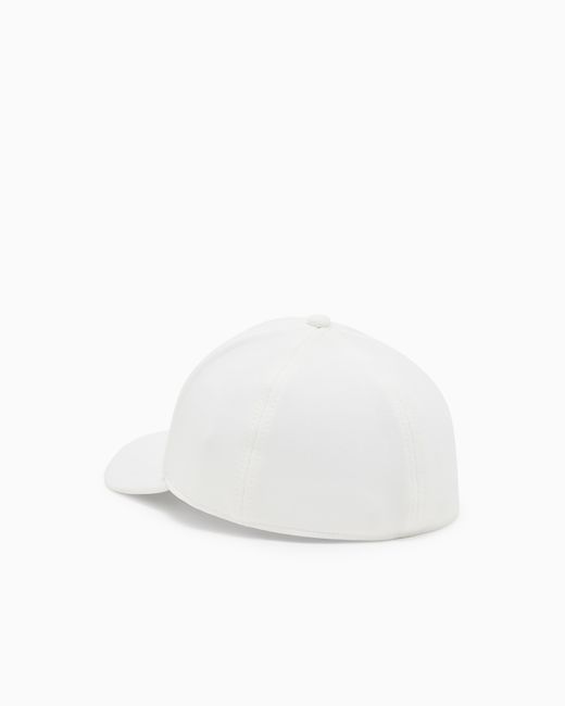 Gorra Con Visera Y Logo ARMANI EXCHANGE de hombre de color White