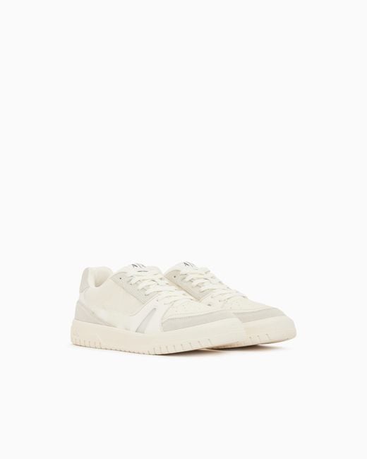 ARMANI EXCHANGE White Sneakers for men