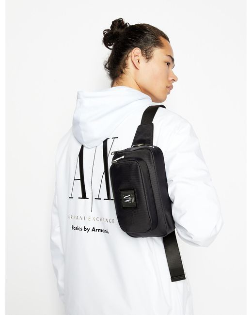 armani exchange mens backpack