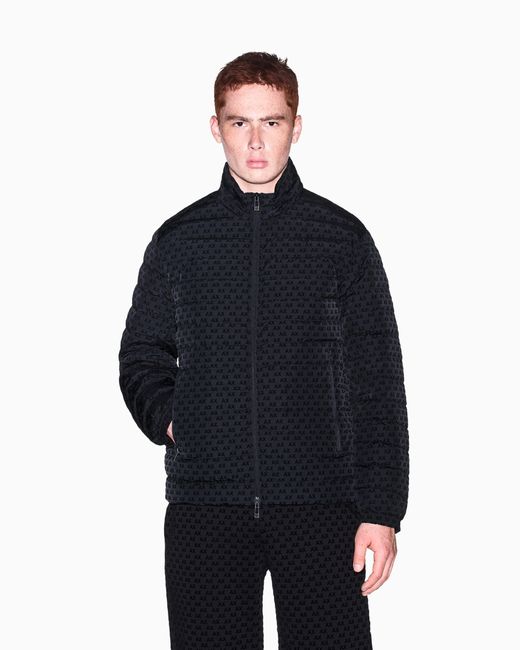 ARMANI EXCHANGE Blue Down Jacket for men