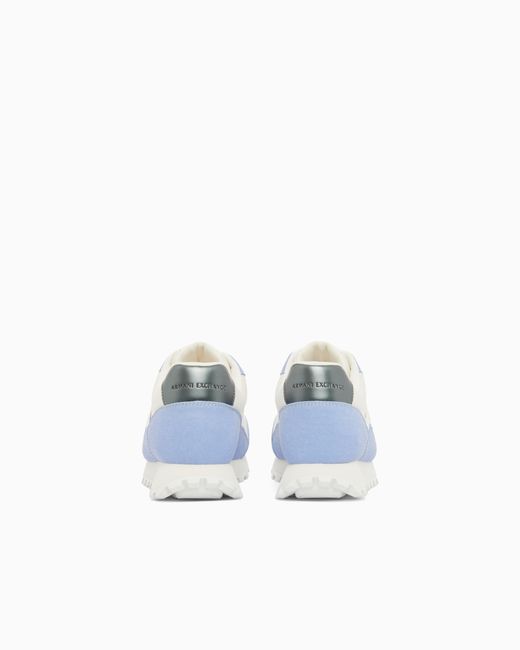 ARMANI EXCHANGE Blue Sneakers