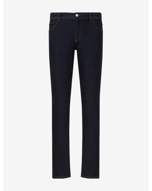 Armani Exchange Denim J14 Skinny Jeans in Blue for Men - Lyst