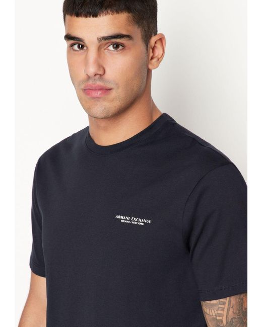 Armani Exchange Black Armani Exchange - Milano New York Regular Fit T-shirt for men