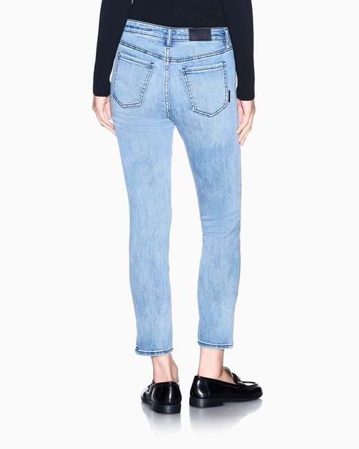 ARMANI EXCHANGE Blue Super Skinny Jeans