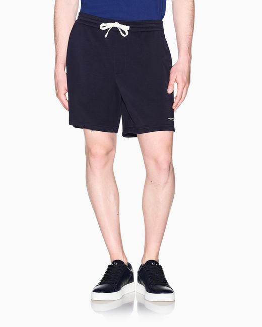 ARMANI EXCHANGE Blue Regular Fit Shorts for men