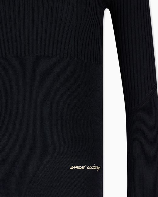 ARMANI EXCHANGE Blue Slim Fit Pullover