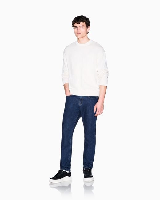 ARMANI EXCHANGE Blue Slim Jeans for men