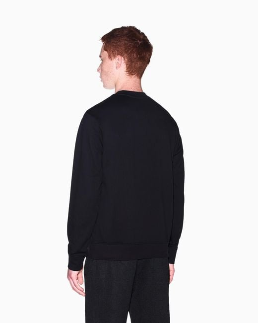 ARMANI EXCHANGE Blue Sweatshirt for men