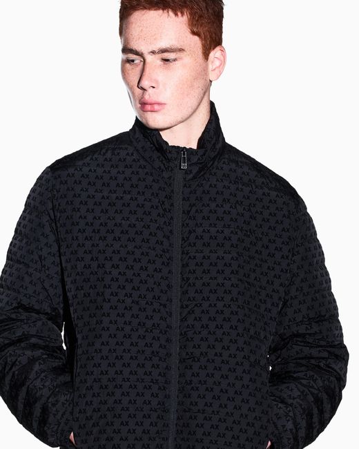 ARMANI EXCHANGE Blue Down Jacket for men