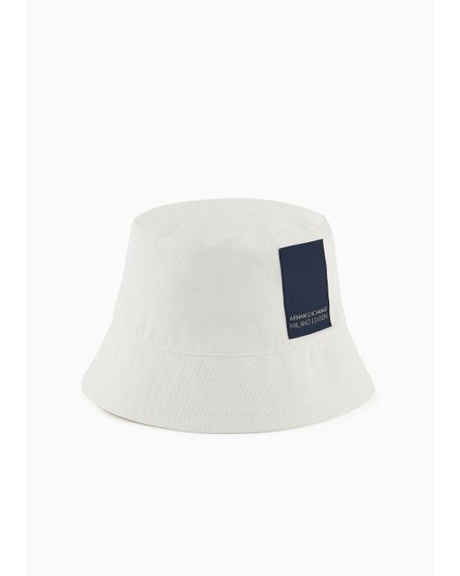 Armani Exchange Bucket Hat in White für Herren