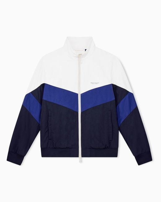ARMANI EXCHANGE Blue Blouson Jacket for men