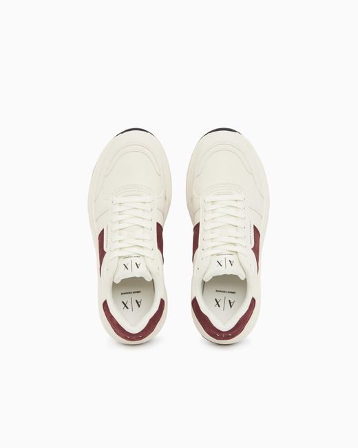 ARMANI EXCHANGE White Sneakers for men