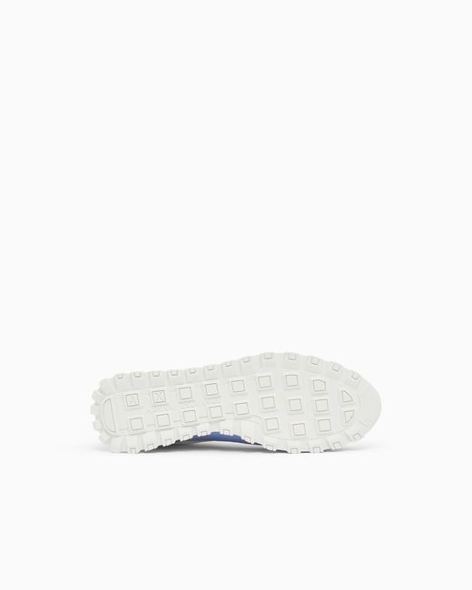 ARMANI EXCHANGE Blue Sneakers