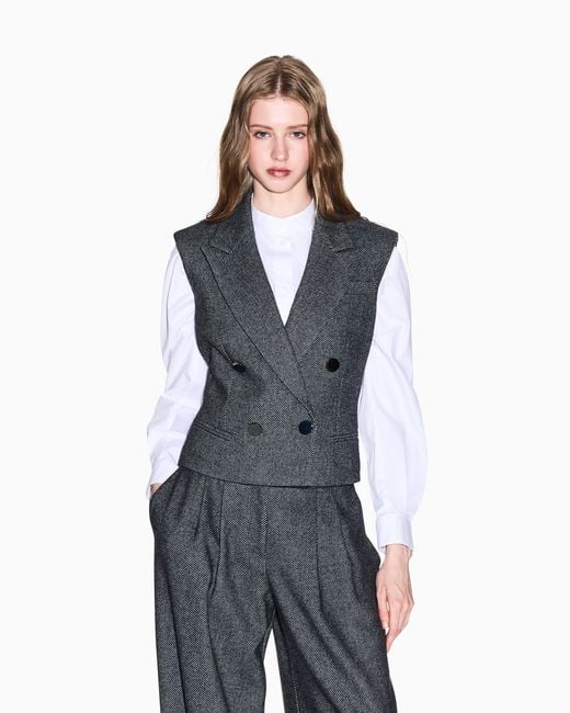 ARMANI EXCHANGE Blue Waistcoats