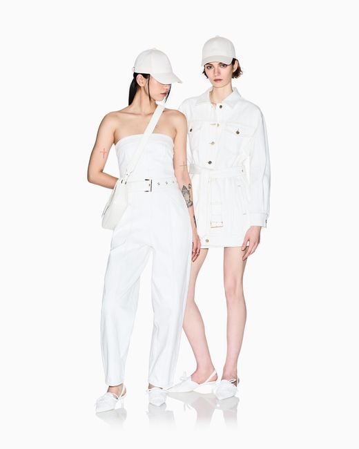 Cappello Con Visiera E Logo di ARMANI EXCHANGE in White