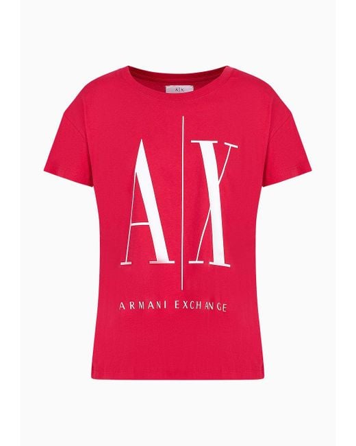 Armani exchange red clearance shirt