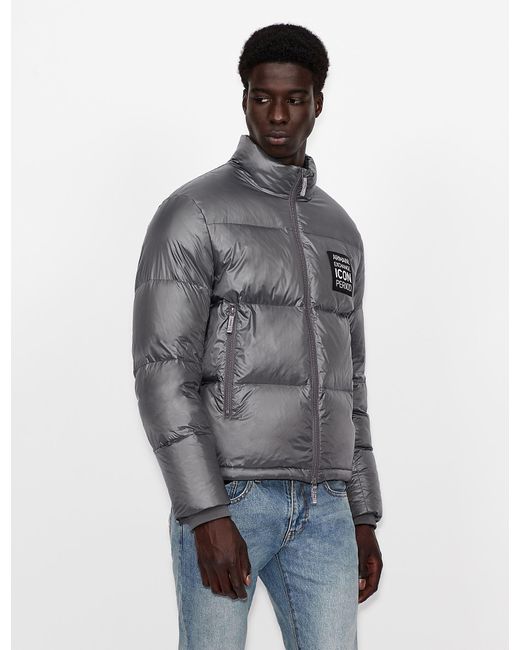 armani exchange puffer coat