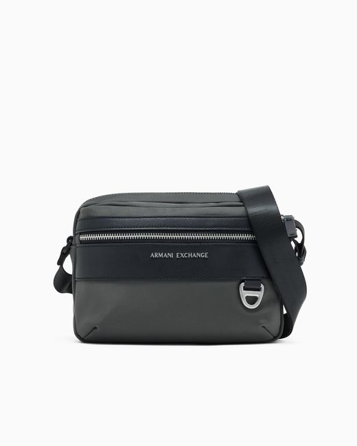 ARMANI EXCHANGE Black Crossbody Bag for men