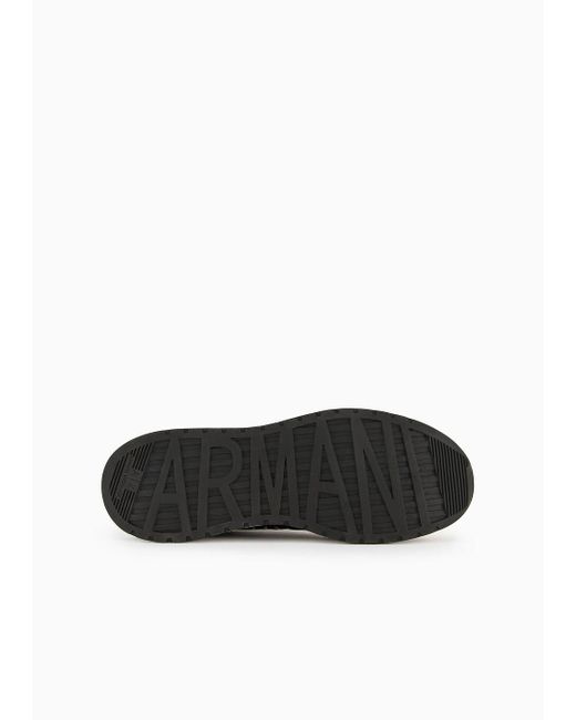 Zapatillas Multimaterial Armani Exchange de hombre de color Black