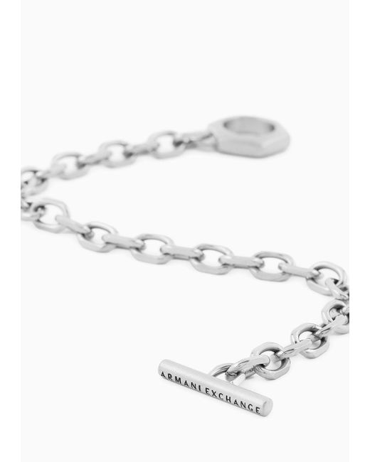Armani Exchange White Bracelets for men