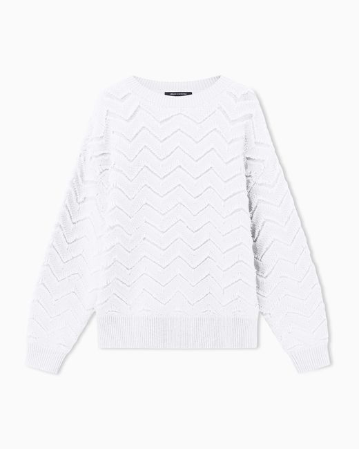ARMANI EXCHANGE White Regular Fit Pullover