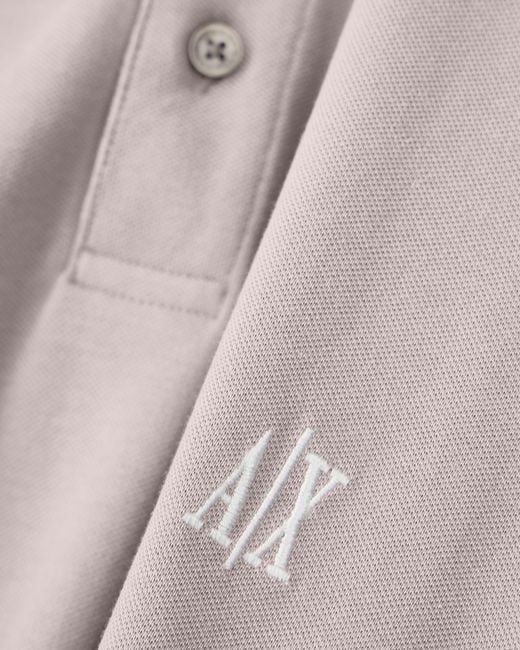 ARMANI EXCHANGE Pink Regular Fit Polo Shirt Icon for men