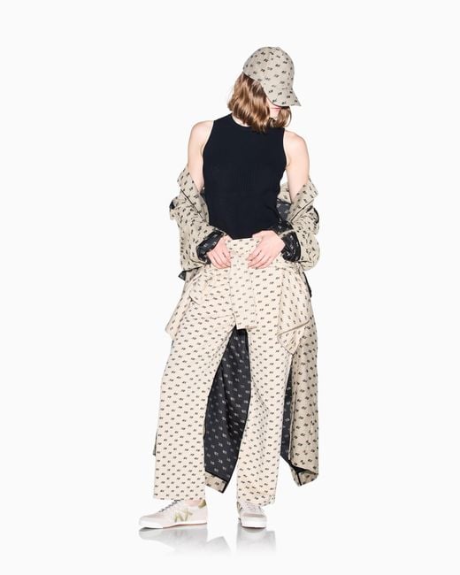 ARMANI EXCHANGE White Regular Fit Trousers