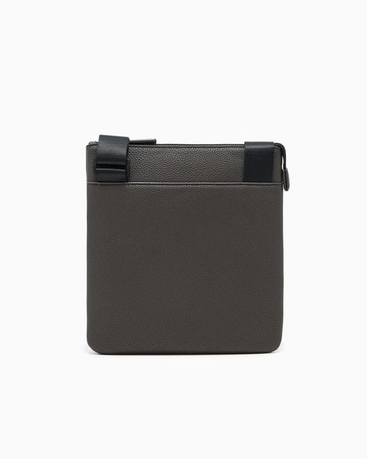 ARMANI EXCHANGE Black Messenger Bag Flat Crossbody for men