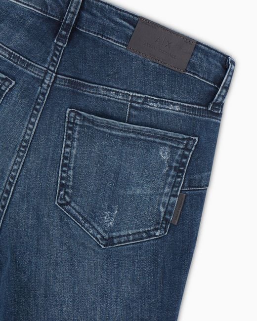Jean En Denim Extensible Super Skinny J69 ARMANI EXCHANGE en coloris Blue