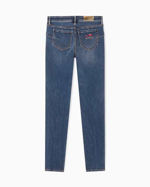 ARMANI EXCHANGE Blue Super Skinny Jeans