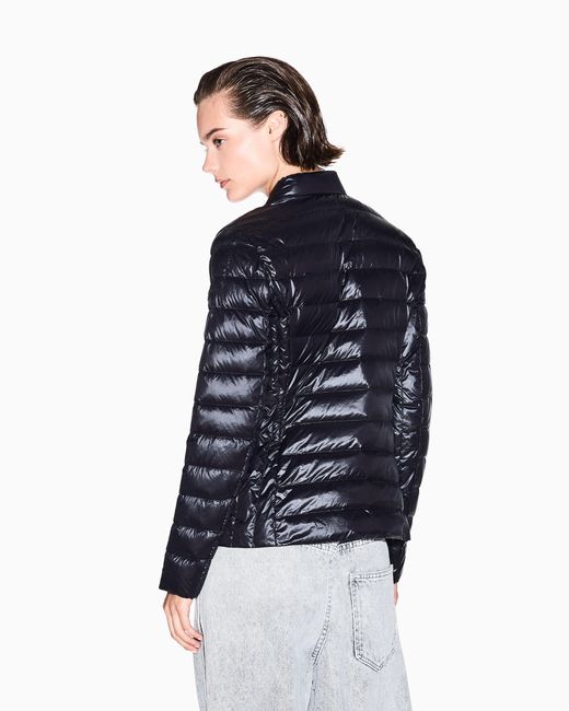 ARMANI EXCHANGE Blue Down Jacket Slim Fit