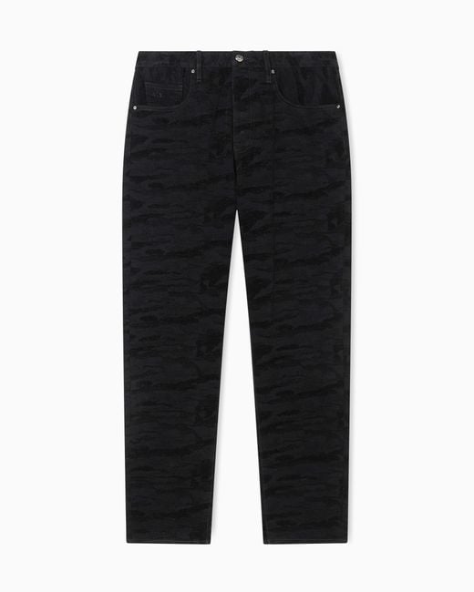 ARMANI EXCHANGE Black Loose Fit Jeans for men