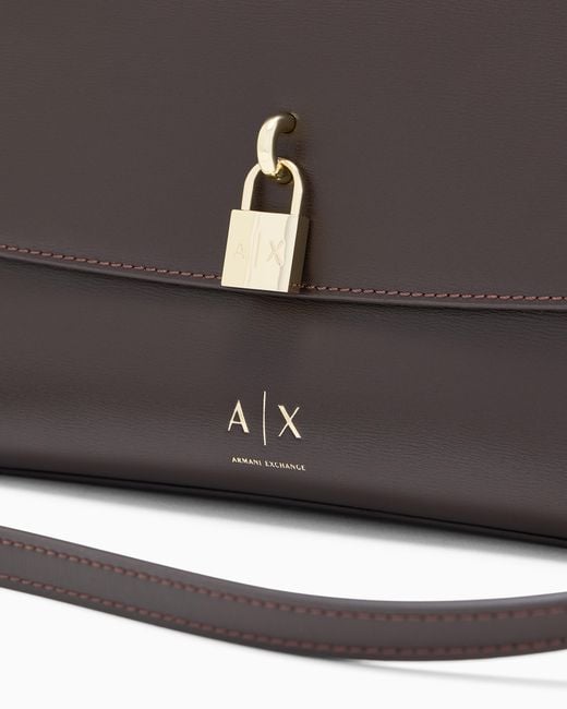 ARMANI EXCHANGE White Crossbody Messenger Bag