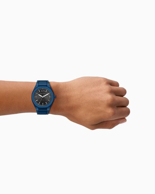 ARMANI EXCHANGE Blue X Sync Quartz Watch for men