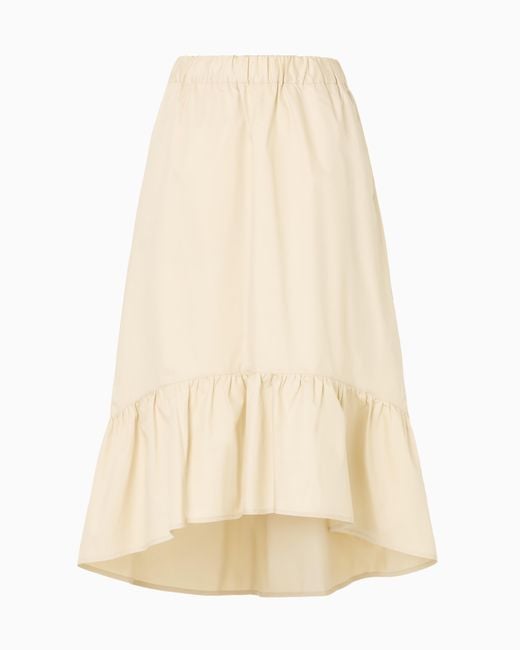ARMANI EXCHANGE Natural Asv Ruffle Midi Skirt