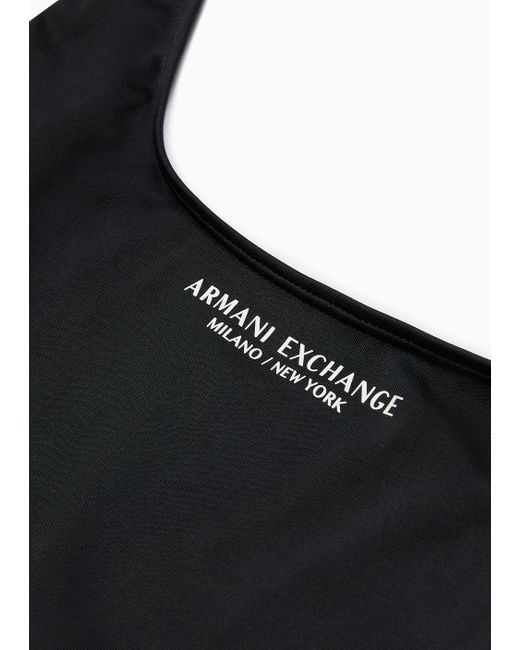 Costumi Interi di Armani Exchange in Black