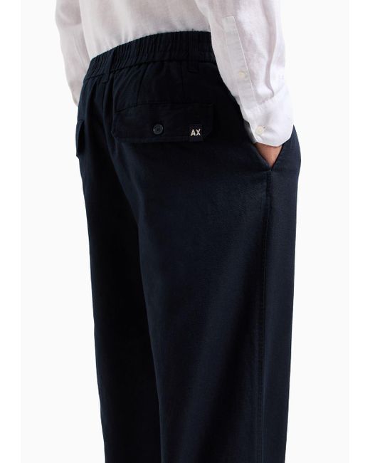 Armani Exchange Blue Casual Pants for men