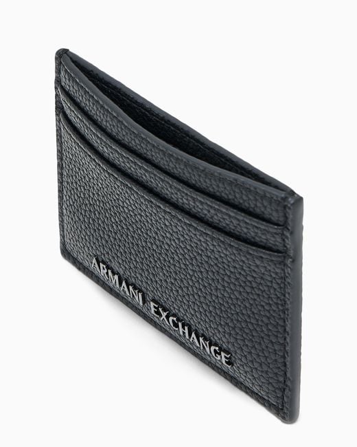 ARMANI EXCHANGE White Credit Card Holder for men