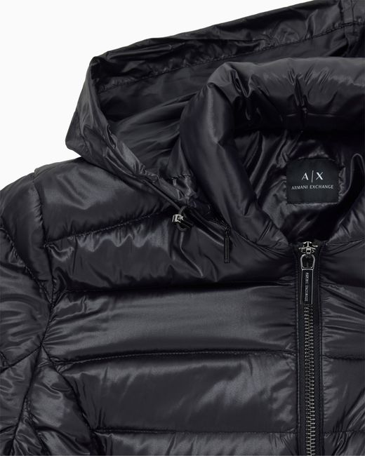 ARMANI EXCHANGE Blue Down Jacket Slim Fit