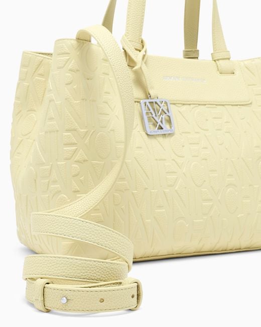 ARMANI EXCHANGE Natural Shopping Bag