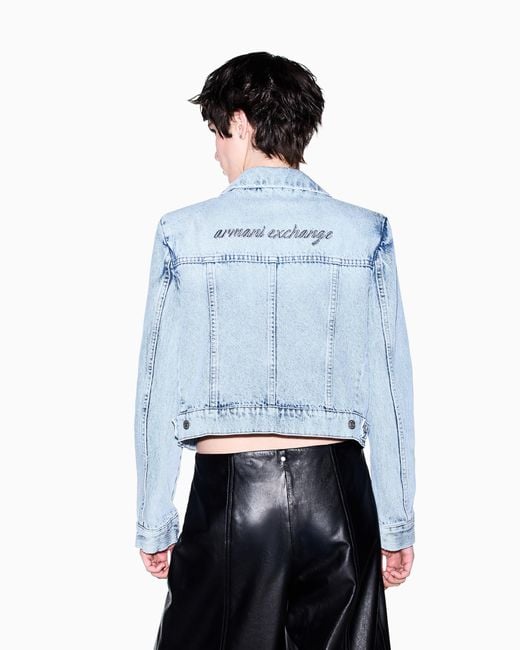 ARMANI EXCHANGE Blue Regular Fit Blazer