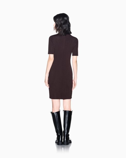 ARMANI EXCHANGE Black Slim Fit Dress