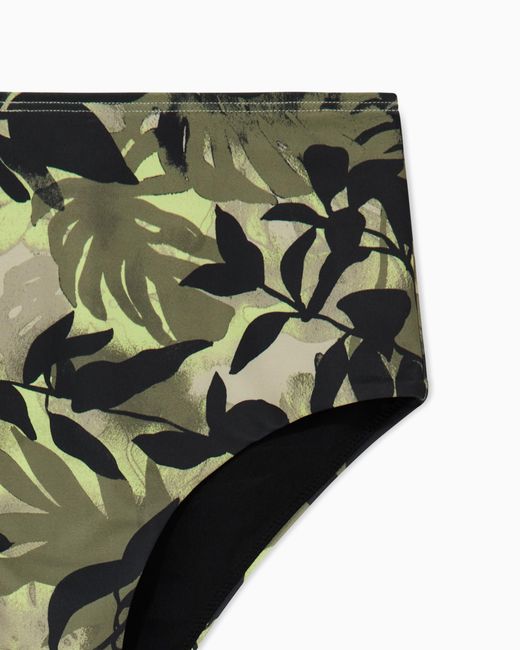 ARMANI EXCHANGE Blue Stretch Bikini Bottoms