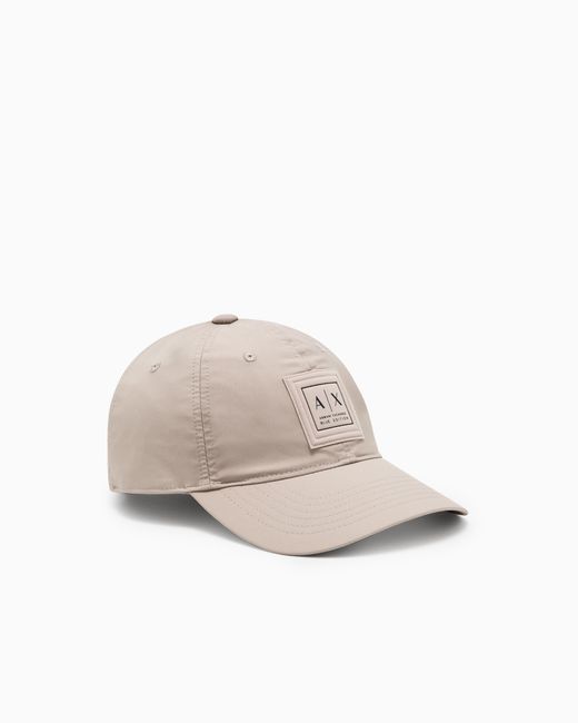 Gorra Con Visera Y Logo ARMANI EXCHANGE de hombre de color White