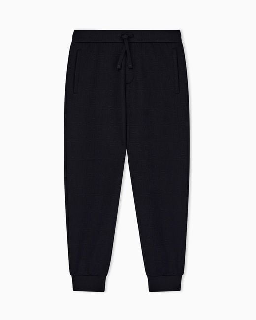 ARMANI EXCHANGE Blue Regular Fit Trousers for men
