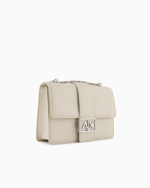 ARMANI EXCHANGE Natural Umhängetasche Mit Metall-Logo