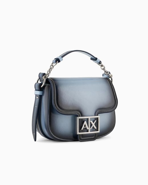 ARMANI EXCHANGE Blue Handtasche Mit Farbverlaufseffekt Und Logo
