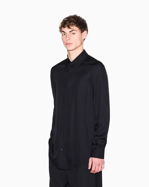 ARMANI EXCHANGE Blue Regular Fit Shirt for men