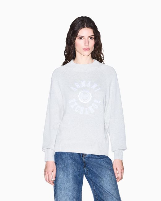 ARMANI EXCHANGE White Pullover