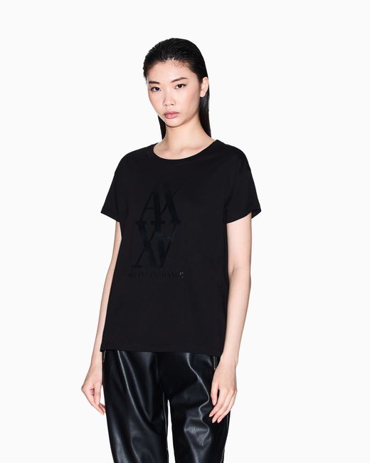 Camisetas Relajadas ARMANI EXCHANGE de color Black